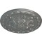 Ekena Millwork Stockport Ceiling Medallion, Hand-Painted Silver, 11 3/4"OD x 3/8"P CM12STSLS - alternate 3